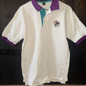 vintage embroidered Buttoned Up Jonathan Corey 100% Comed Cotton Size Small Q